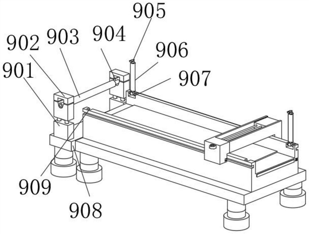 Automatic production equipment for food-grade polyurethane grain lifting belt and use method of automatic production equipment