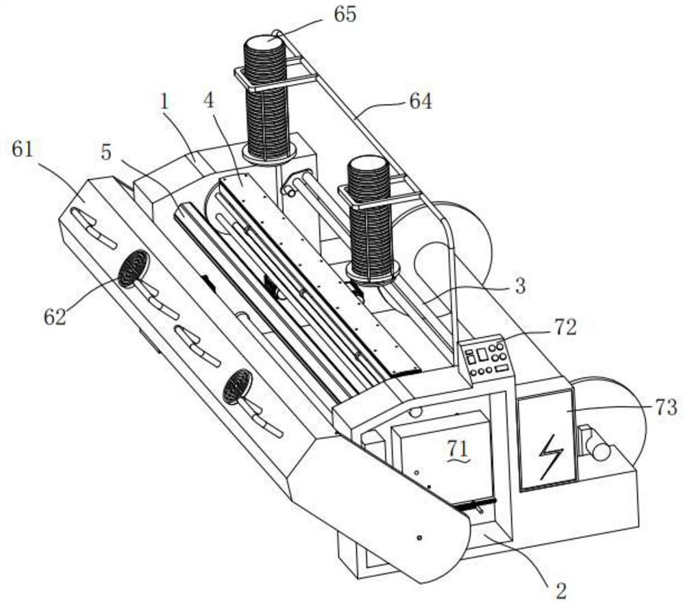 Spandex setting machine