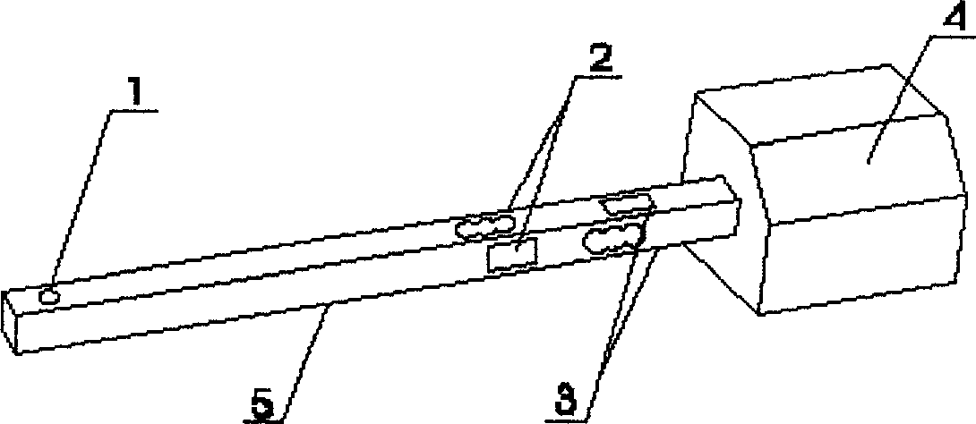 2D force transducer in small measurement range