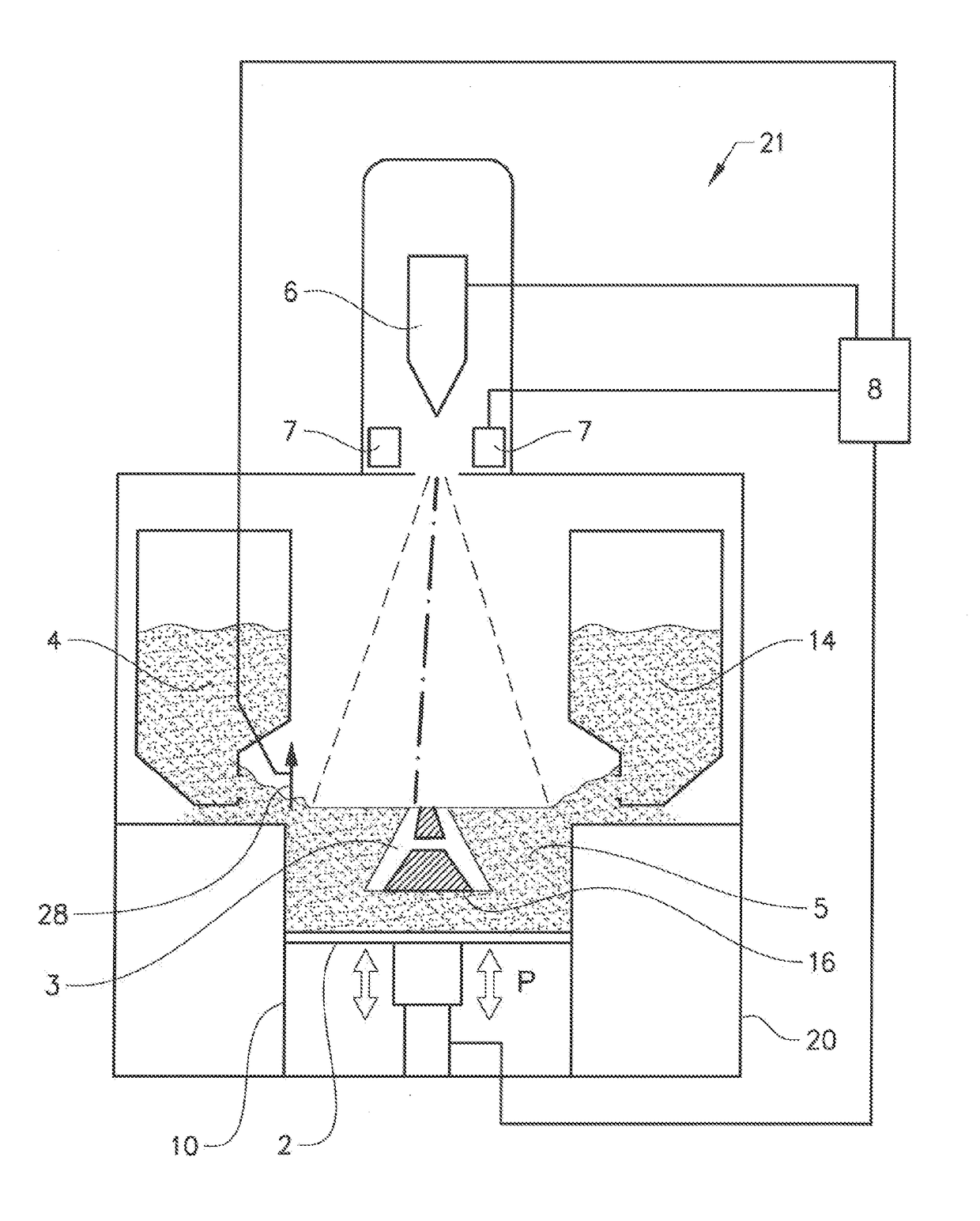 Additive manufacturing of three-dimensional articles