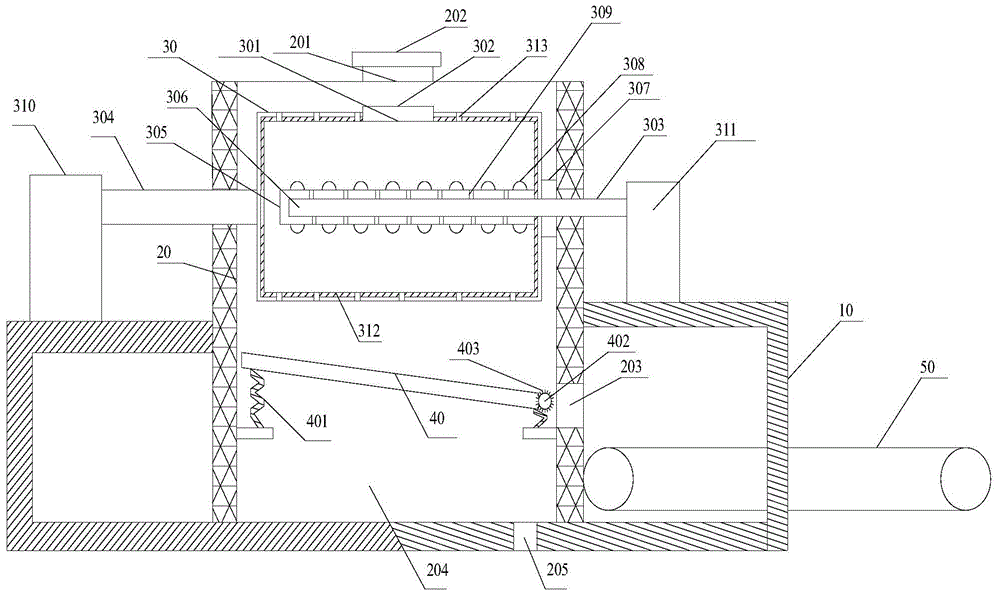 Device for polishing and impurity removal of steel balls