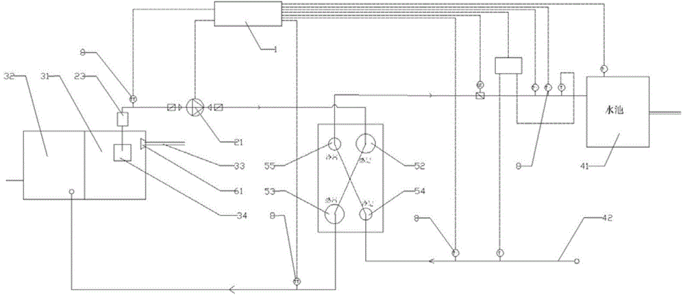 Printing and dyeing wastewater afterheat recovery device