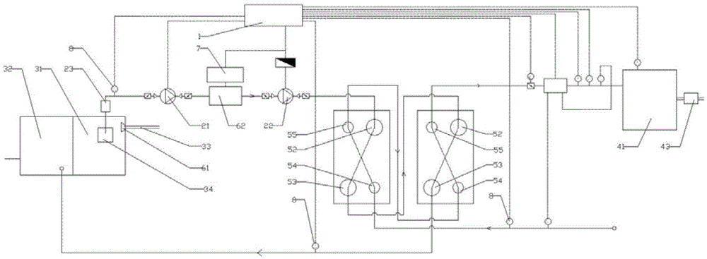 Printing and dyeing wastewater afterheat recovery device