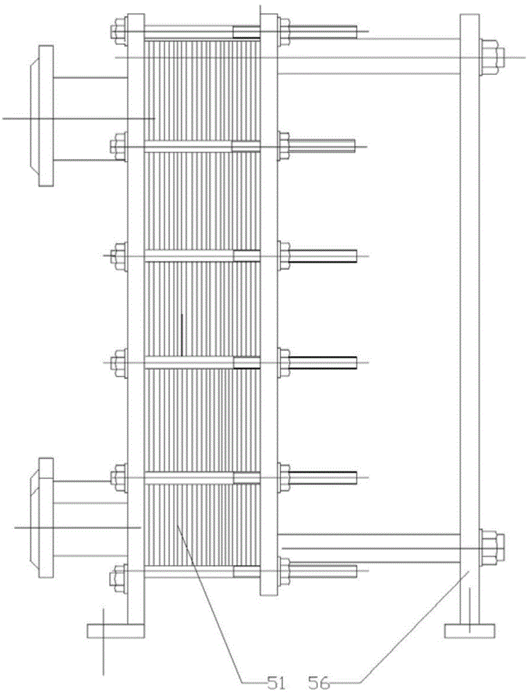 Printing and dyeing wastewater afterheat recovery device