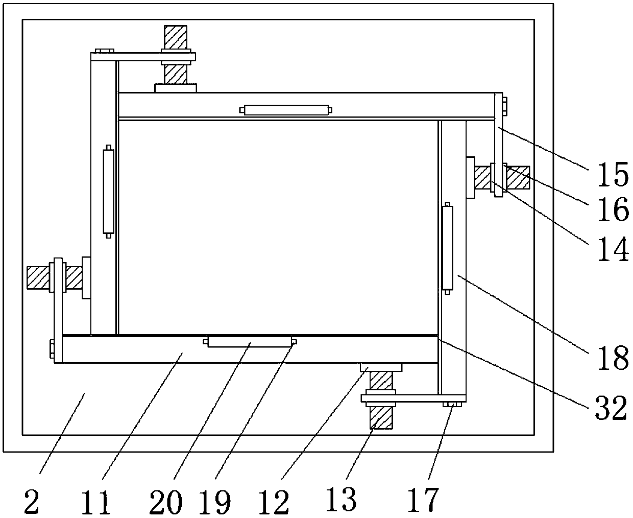 An adjustable concrete precast mold