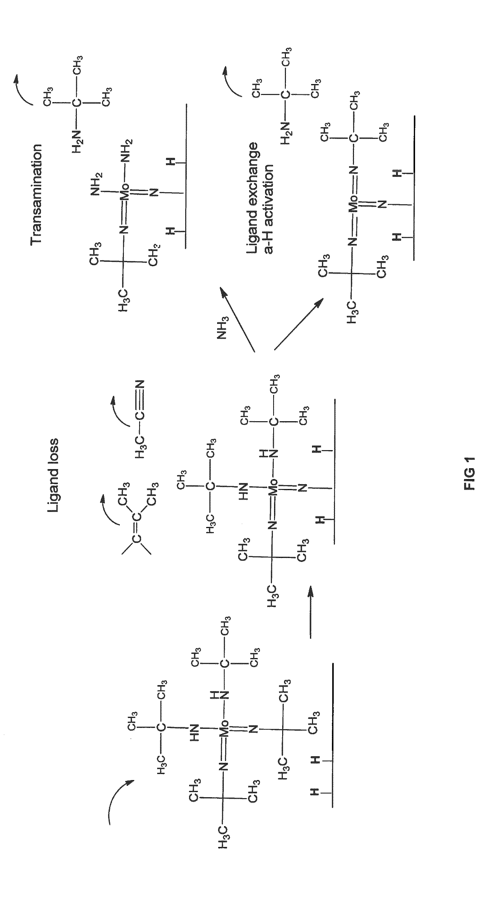 Bis(alkylimido)-bis(alkylamido)molybdenum molecules for deposition of molybdenum-containing films