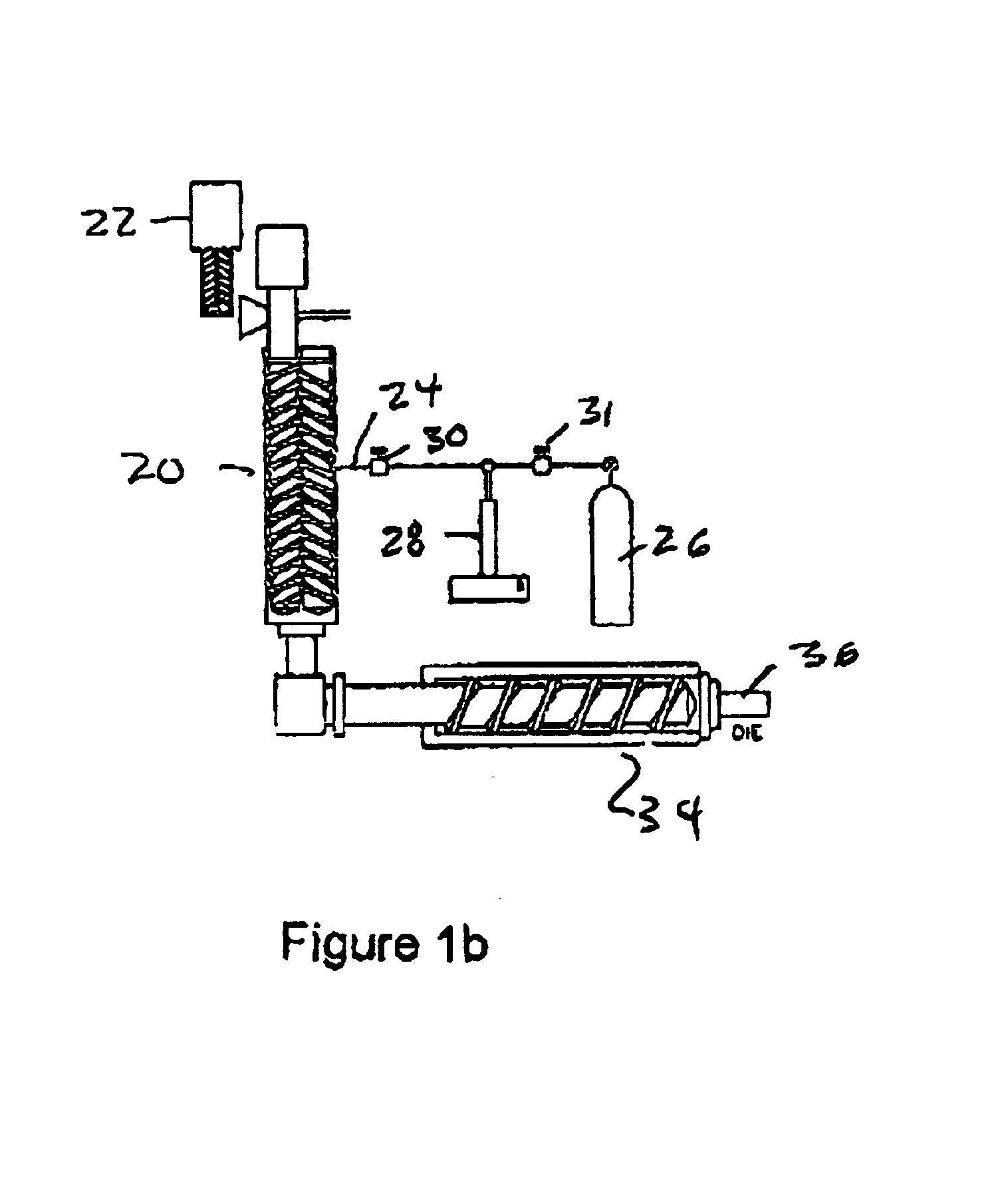 Plastic wood fiber foam structure and method of producing same