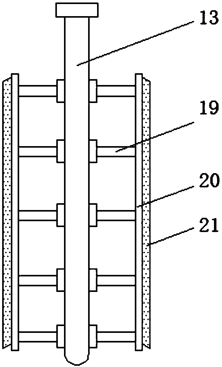 Electric coating stirring device