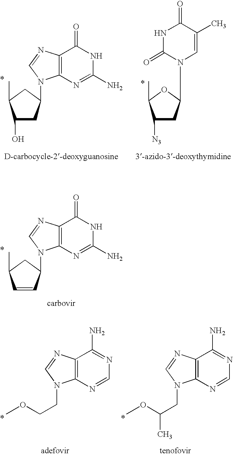 Prodrugs activated by RNA-dependent DNA-polymerases