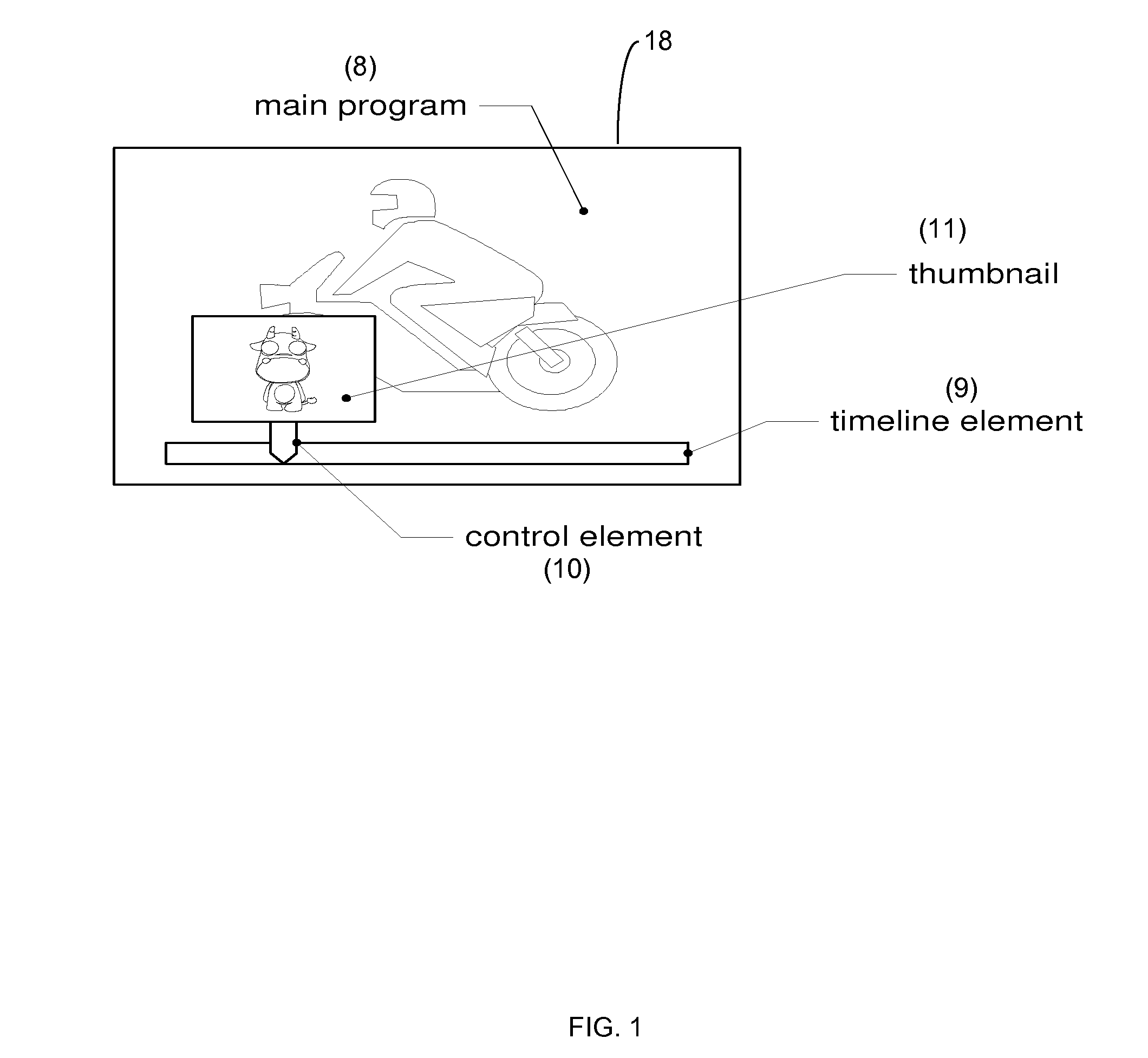 Method and system for controlling playback of a video program including by providing visual feedback of program content at a target time