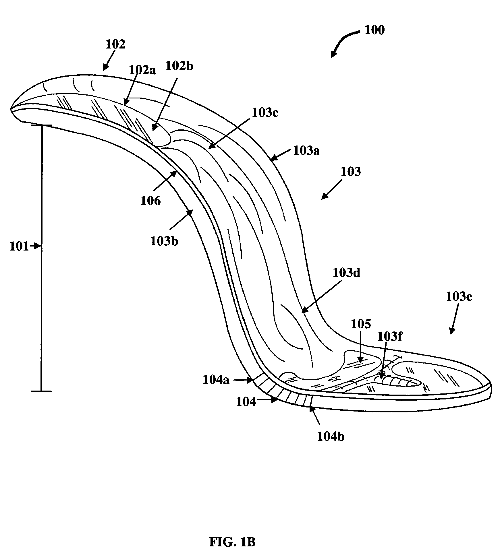 Anatomically correct flexible contoured footbed insole