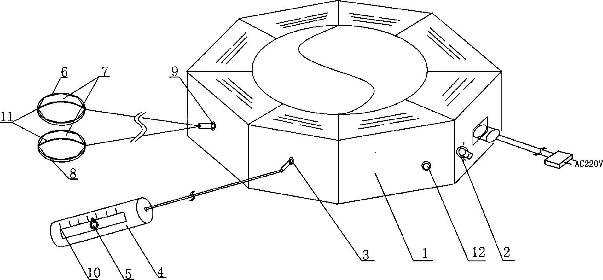 Acupuncture physical therapy device