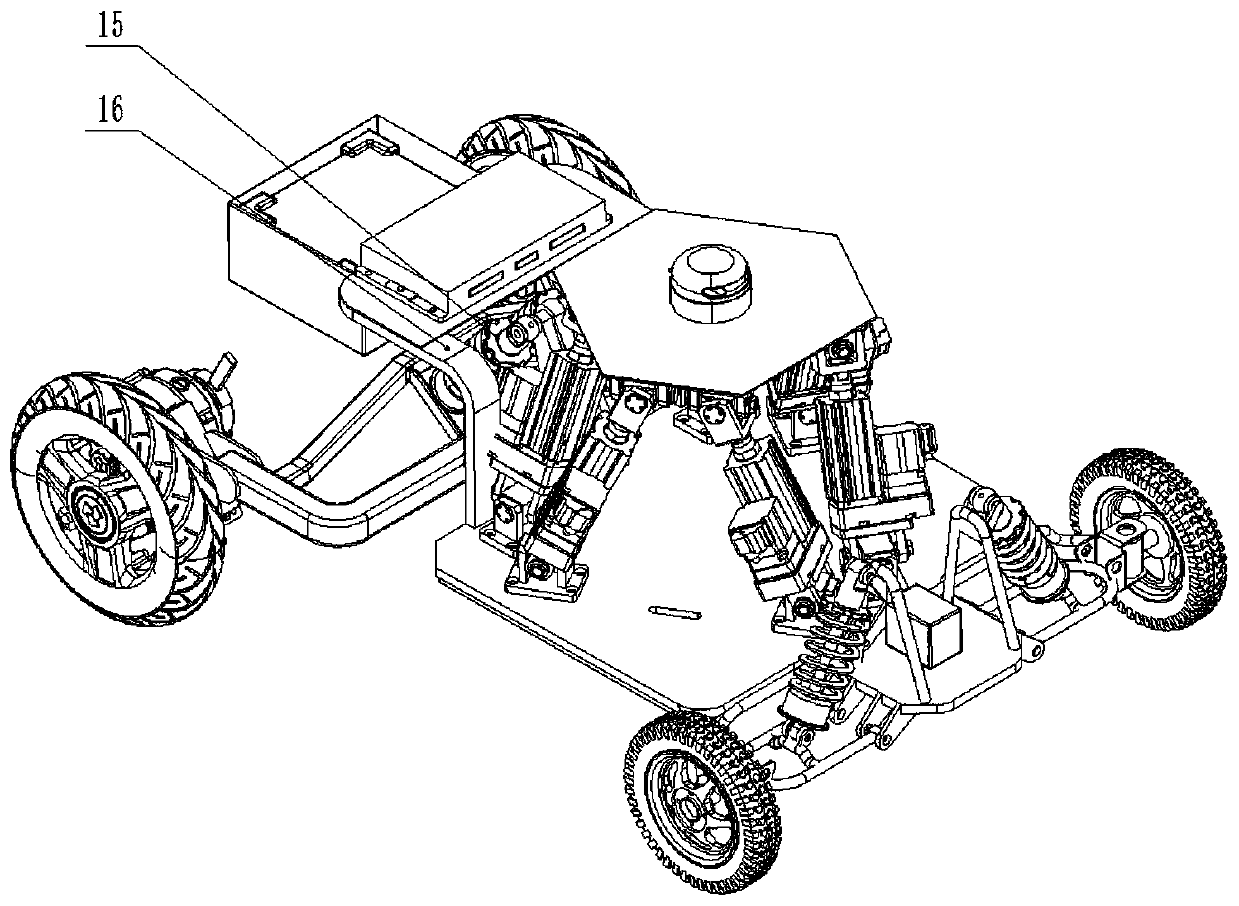 Coal mine inspection robot platform