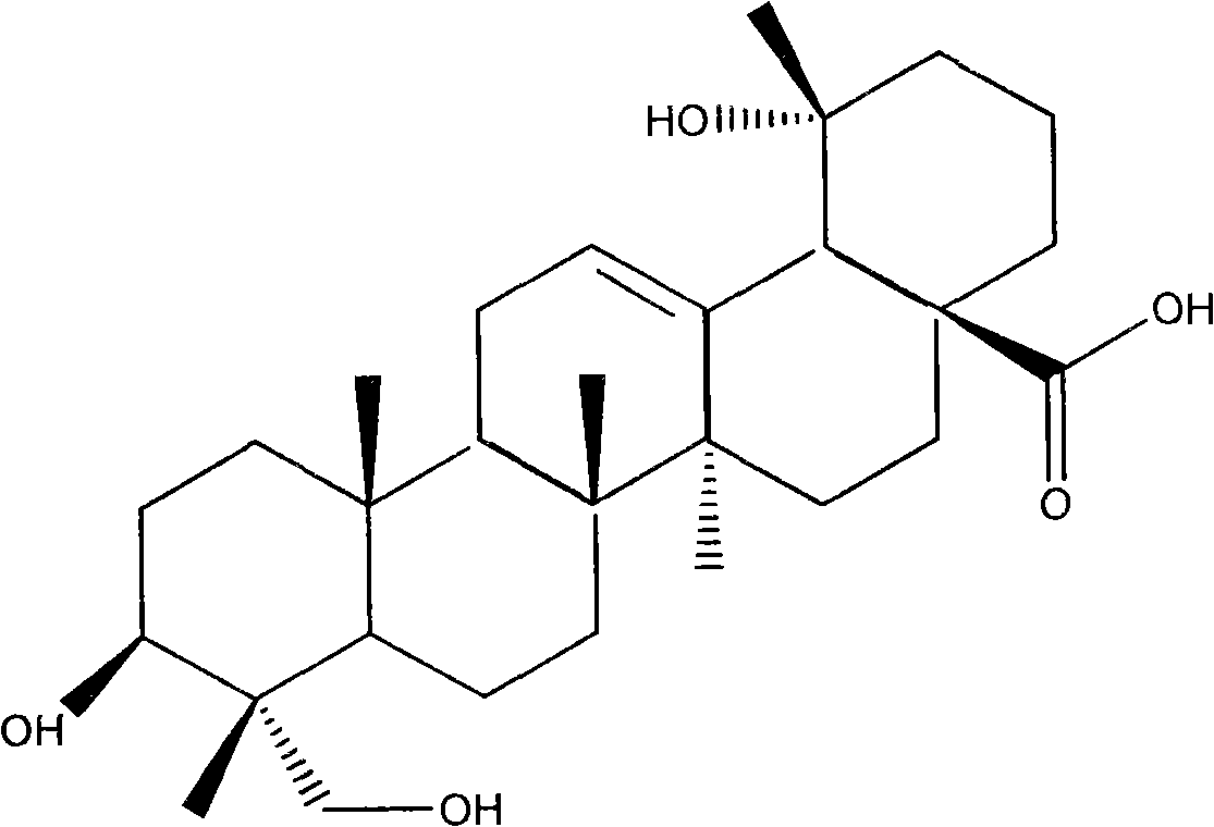 Application of rotundic acid in preparing medicines for preventing and treating cardiovascular and cerebrovascular diseases