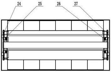 Three-dimensional high-capacity book storage device based on chain roller driving