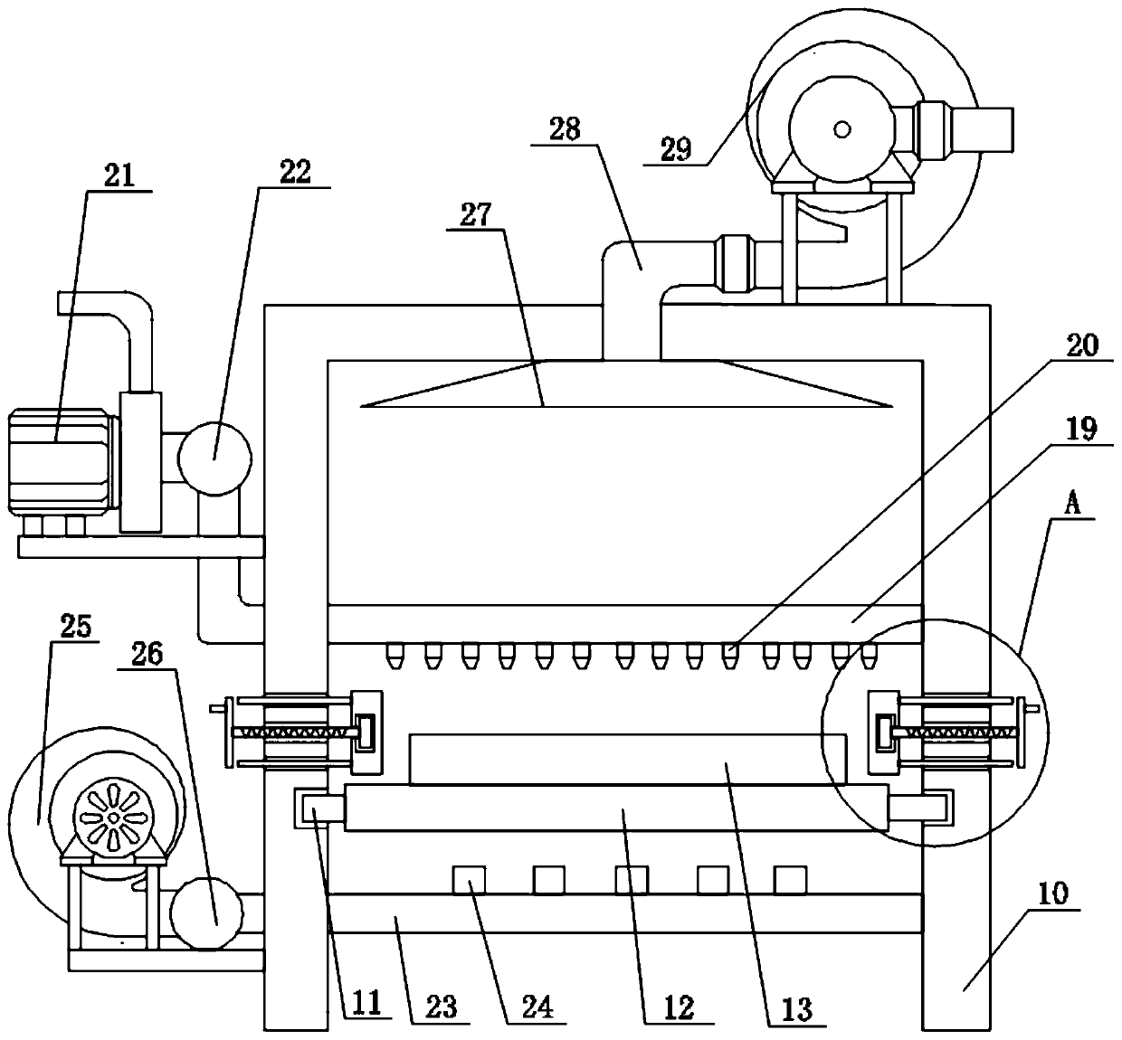 Controlled rolling equipment for Q195 hot-rolled coiled plates