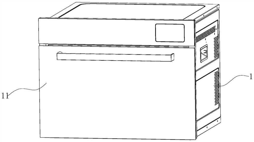 Steam heating structure for cooking equipment and cooking equipment