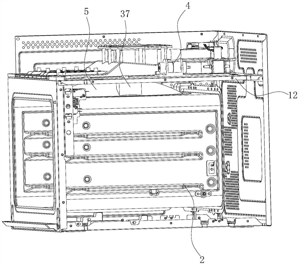 Steam heating structure for cooking equipment and cooking equipment