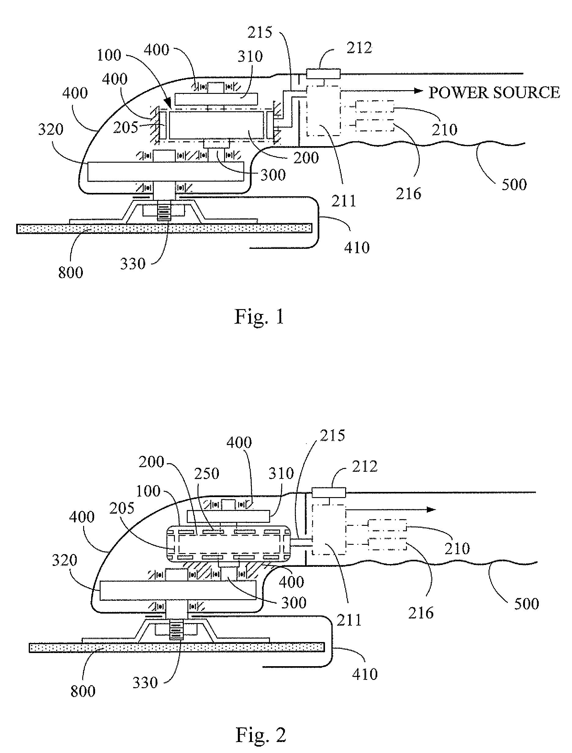 Motor parallel transmission portable angle grinder