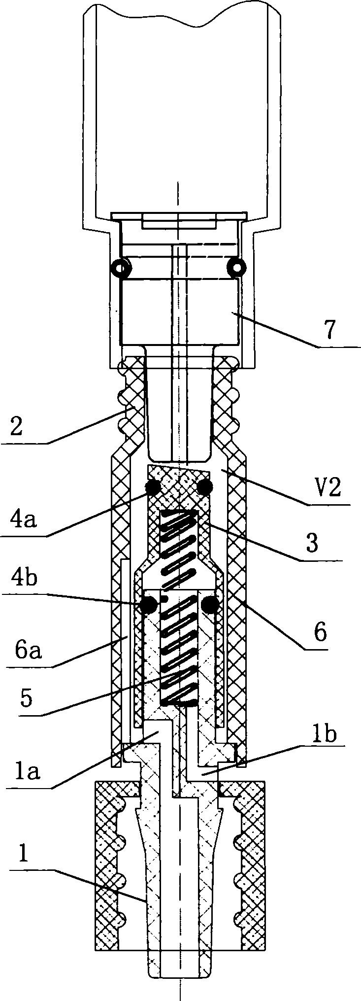 Needle-free closed transfusion adaptor