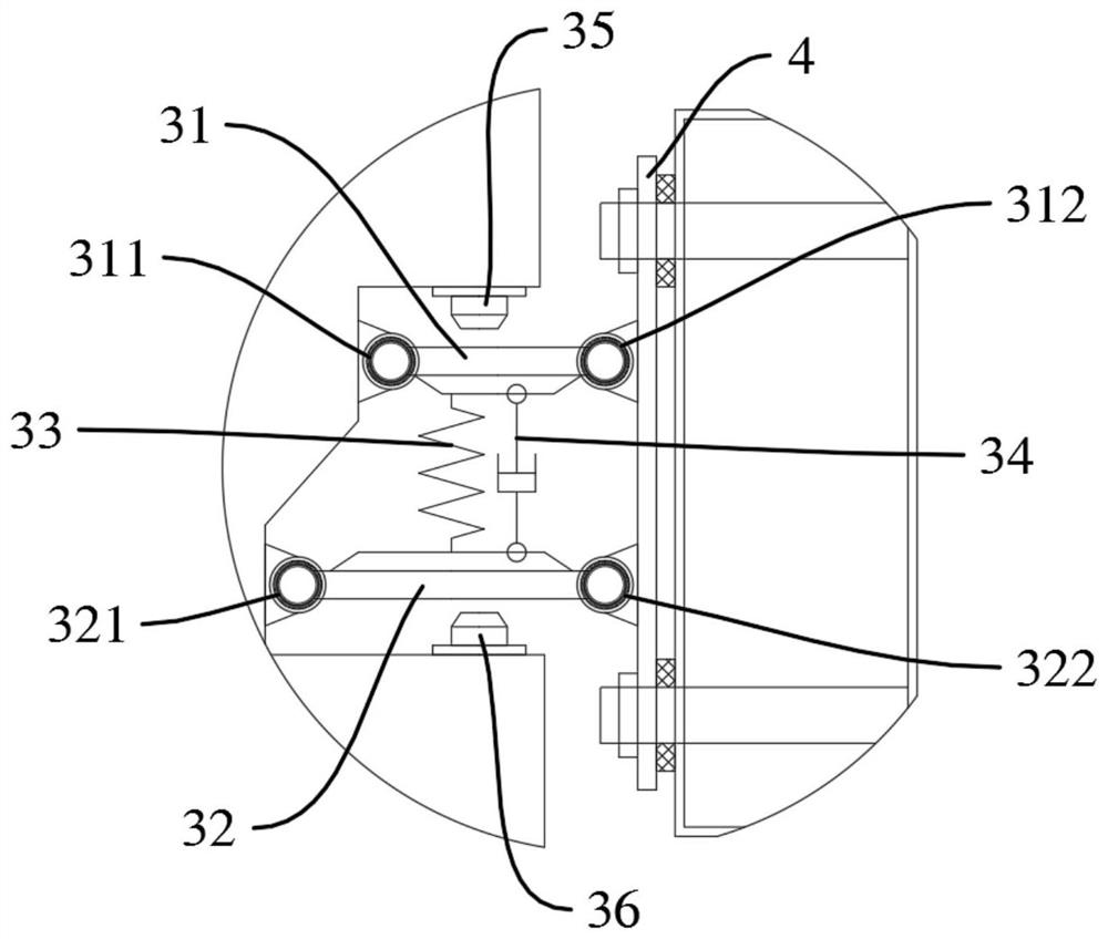 Superconducting magnet connecting device and superconducting electric magnetic levitation vehicle track system