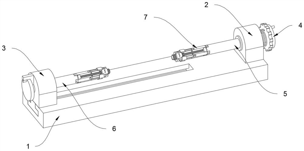 A fast positioning and grinding device for energy-saving building stairs