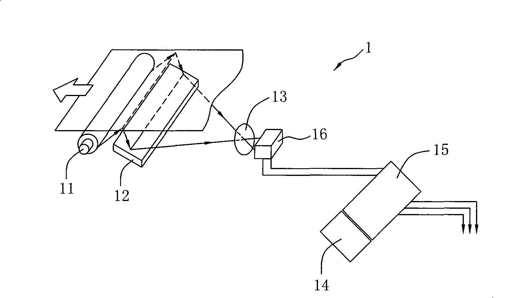 Optical scanner for image system