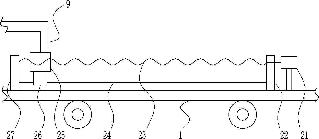 A device for recycling and utilizing pit-filling water for construction sites