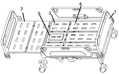 Intelligent rehabilitation sickbed