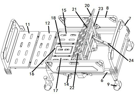 Intelligent rehabilitation sickbed