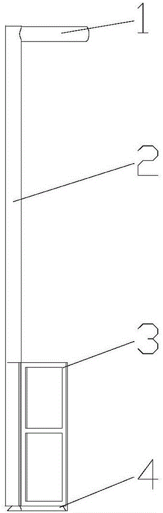 Transverse cutting type white asparagus harvesting device and method