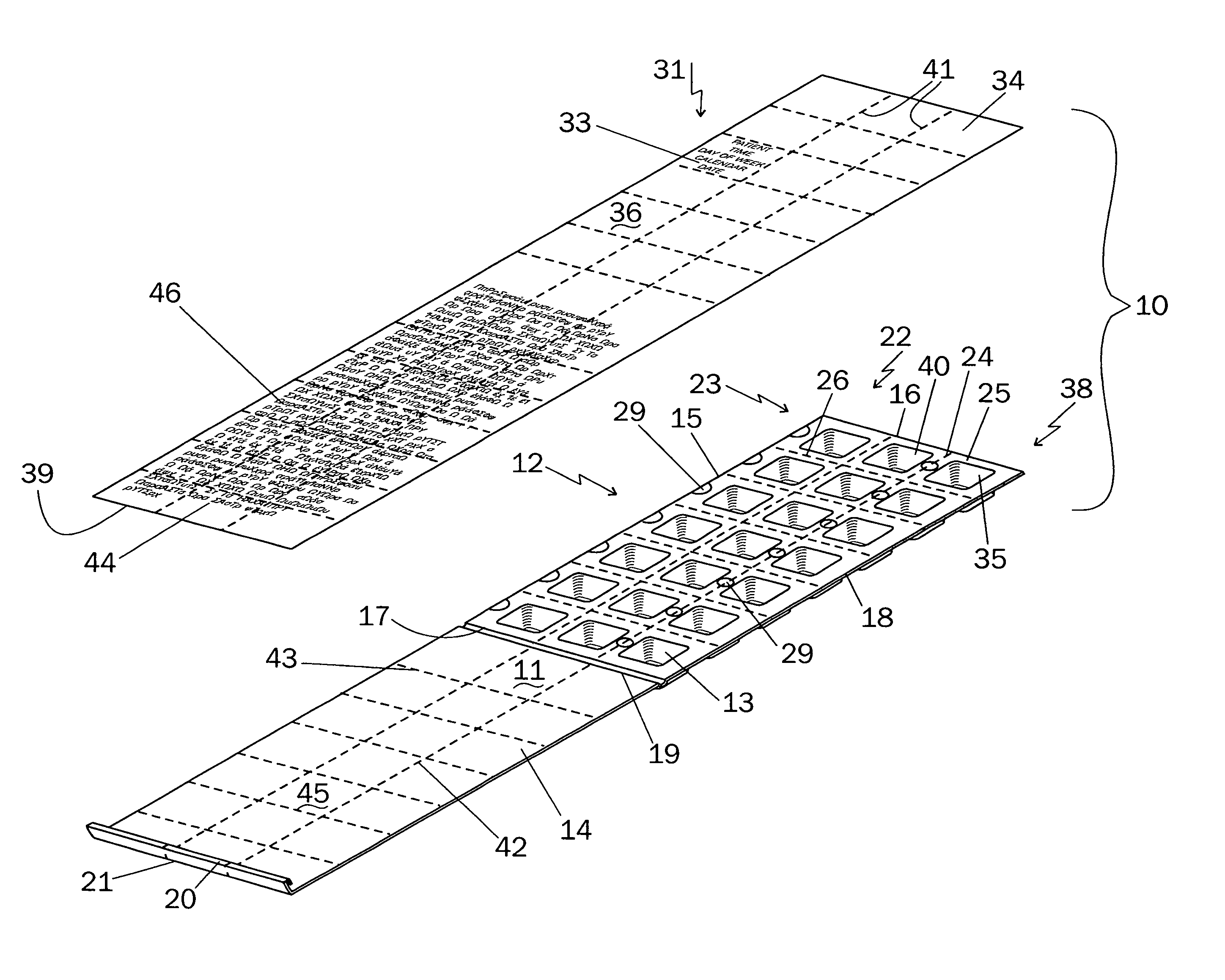 Method of providing a therapeutic regimen and prefabricated container therefor