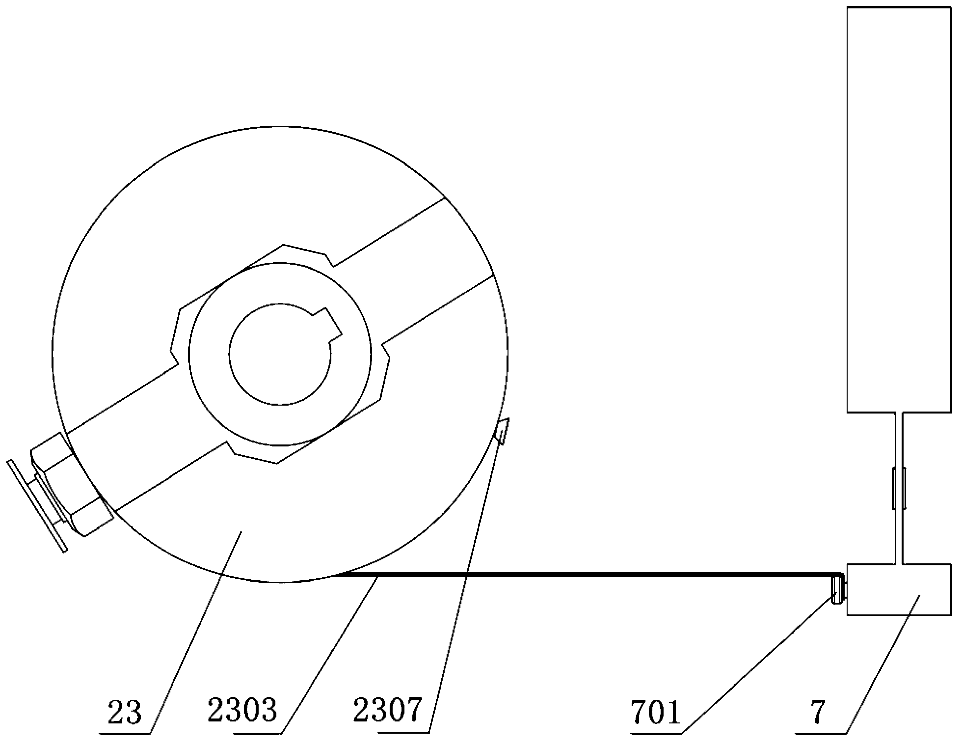 Contacting and rubbing device of nano-particle air film static-pressure thrust bearing