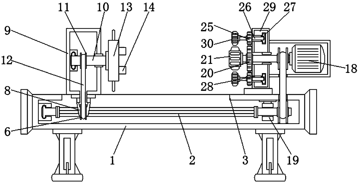 Hardware machining polishing device capable of polishing steel tube notches conveniently