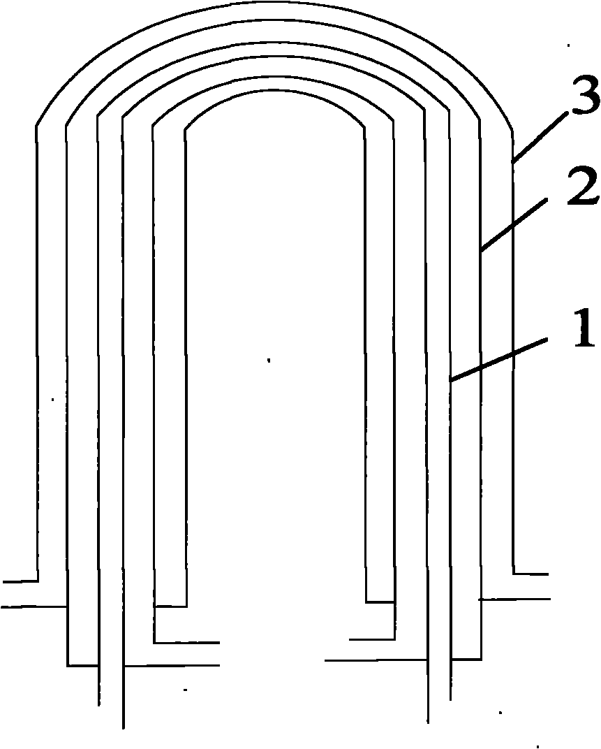 Pipe-in-pipe type heat exchanger and pipeline system with same