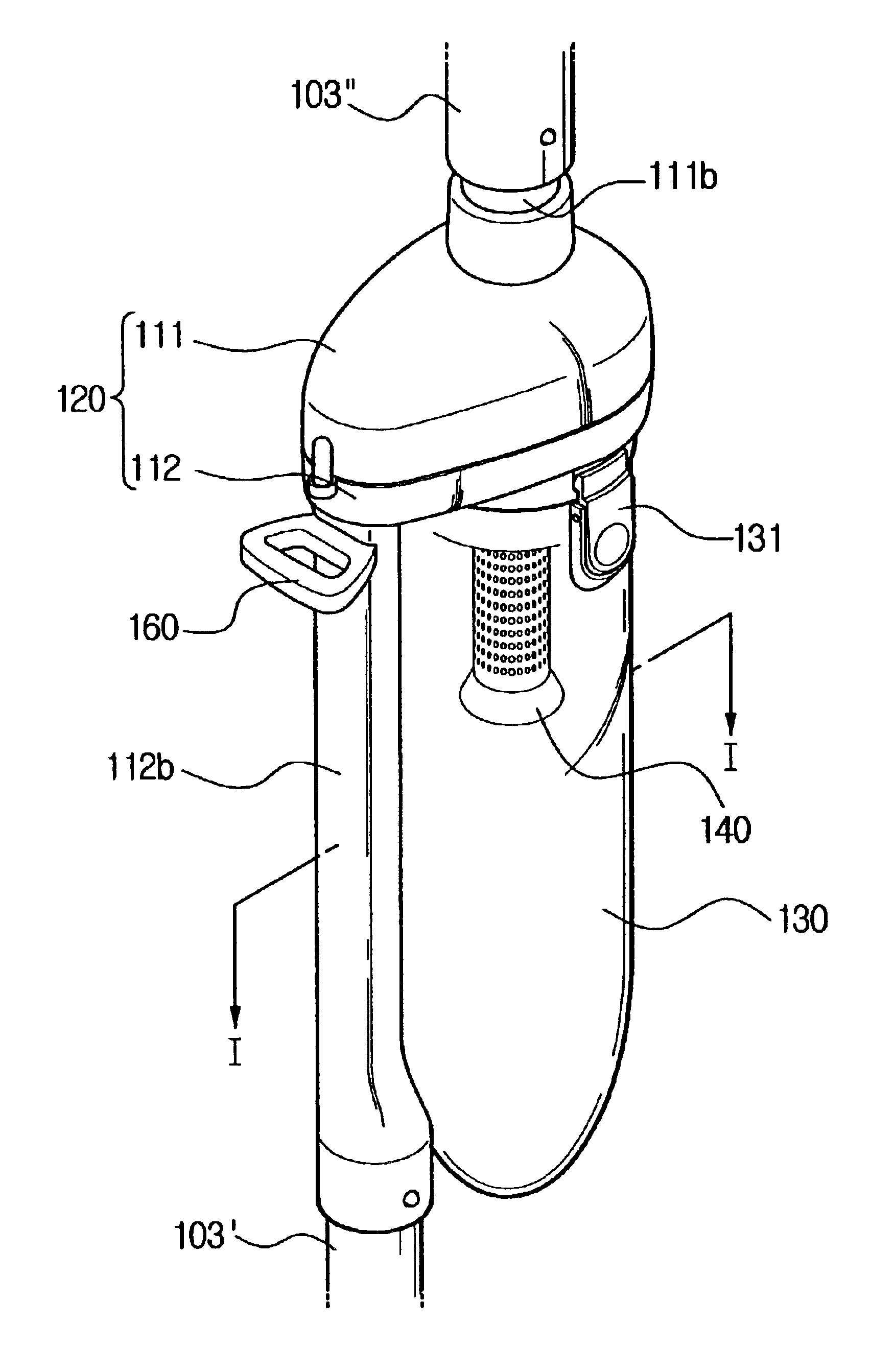 Vacuum cleaner having cyclone dust collecting apparatus