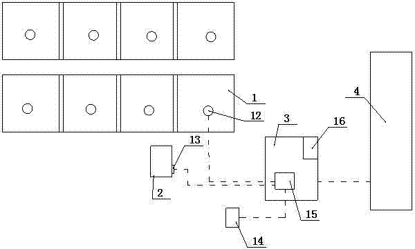 Cigarette warehousing system based on underground RFID (Radio Frequency Identification) goods position tags