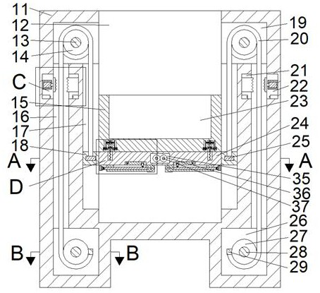 Anti-falling winding type elevator