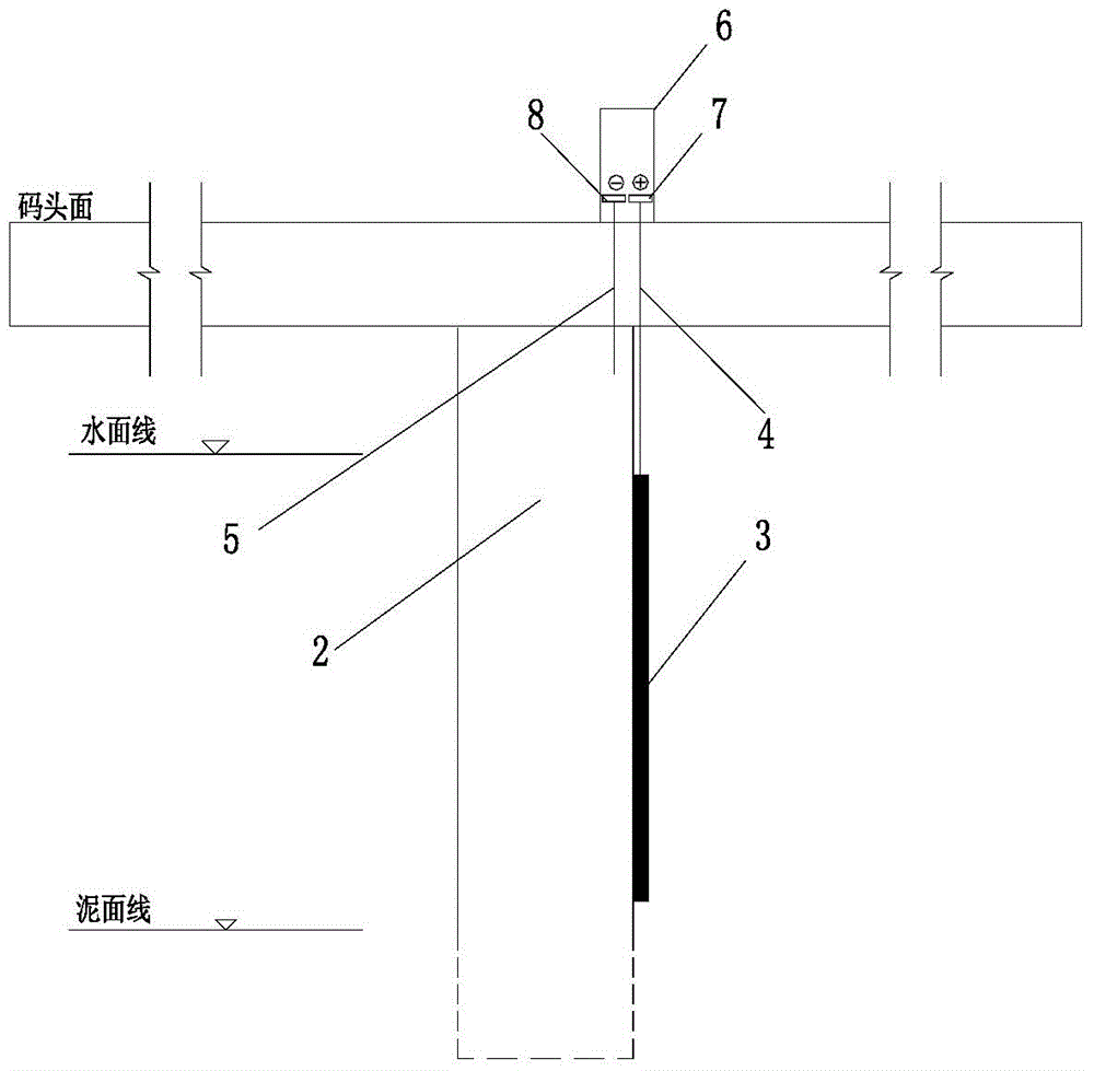 Concrete crack electrolytic deposition repair system capable of realizing self-supply of electrolyte