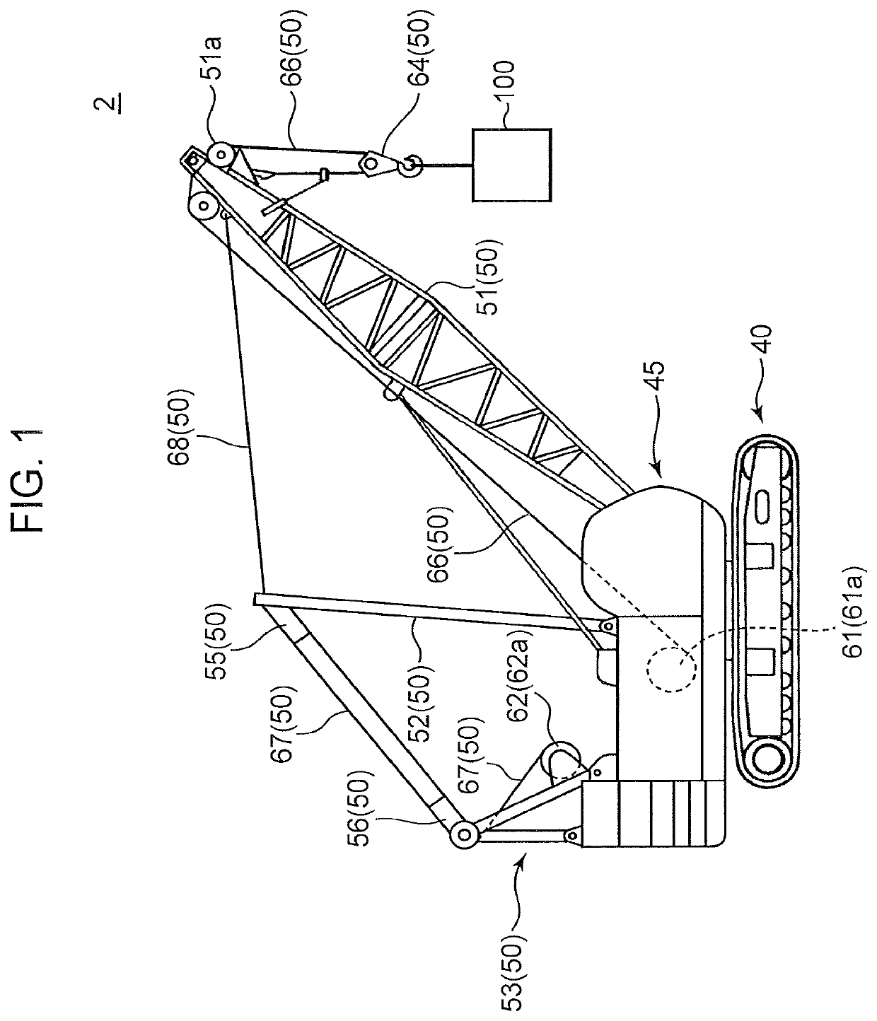 Crane information presentation system