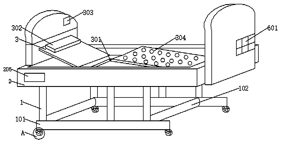 Orthopedic traction bed and use method thereof