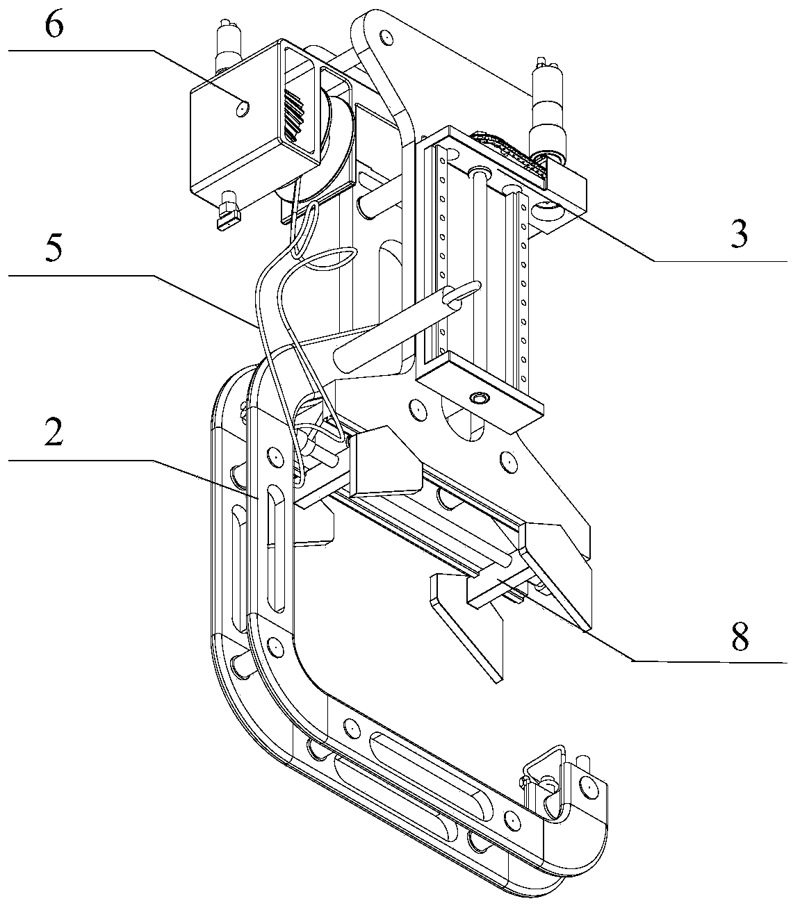 An automatic drilling machine for underwater pipelines