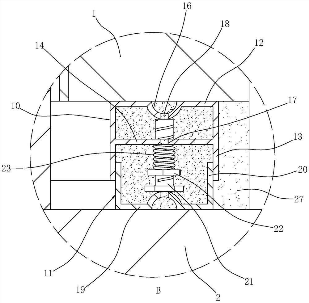 Fabricated building bin sealing structure and construction method