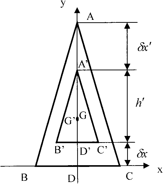 Infrared dynamic triangular target simulator