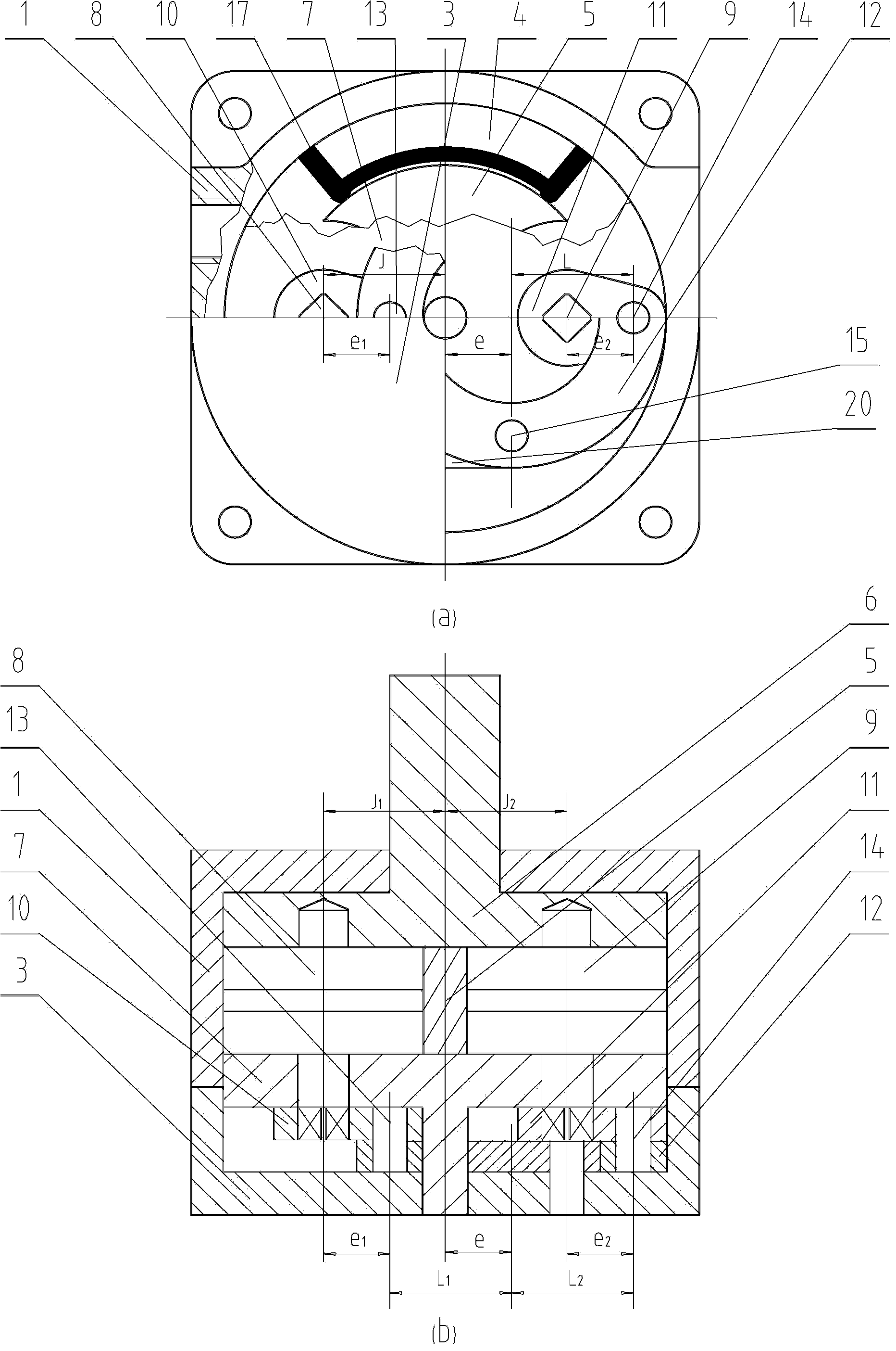 Pumps with revolving piston structure, related products and part of embodiments