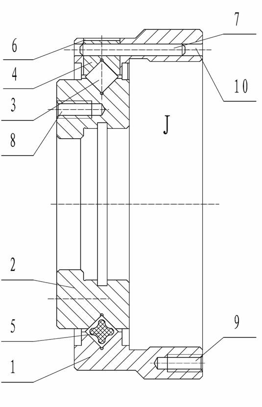 Method for filling and sealing rollers of integrated special-shaped crossed roller bearing