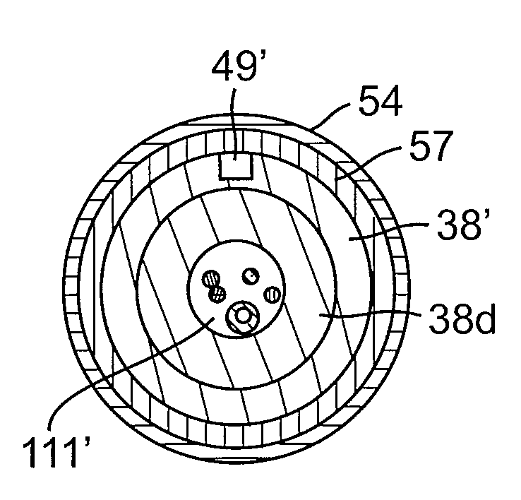 Magnetically guided catheter with concentric needle port