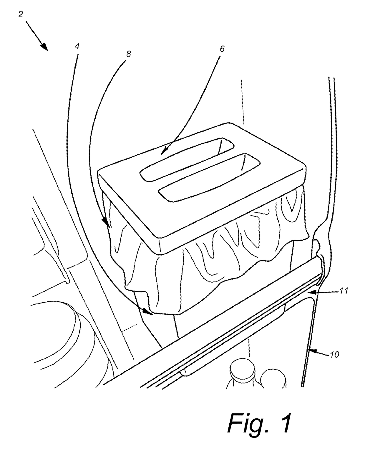 Organic waste container system and method of use