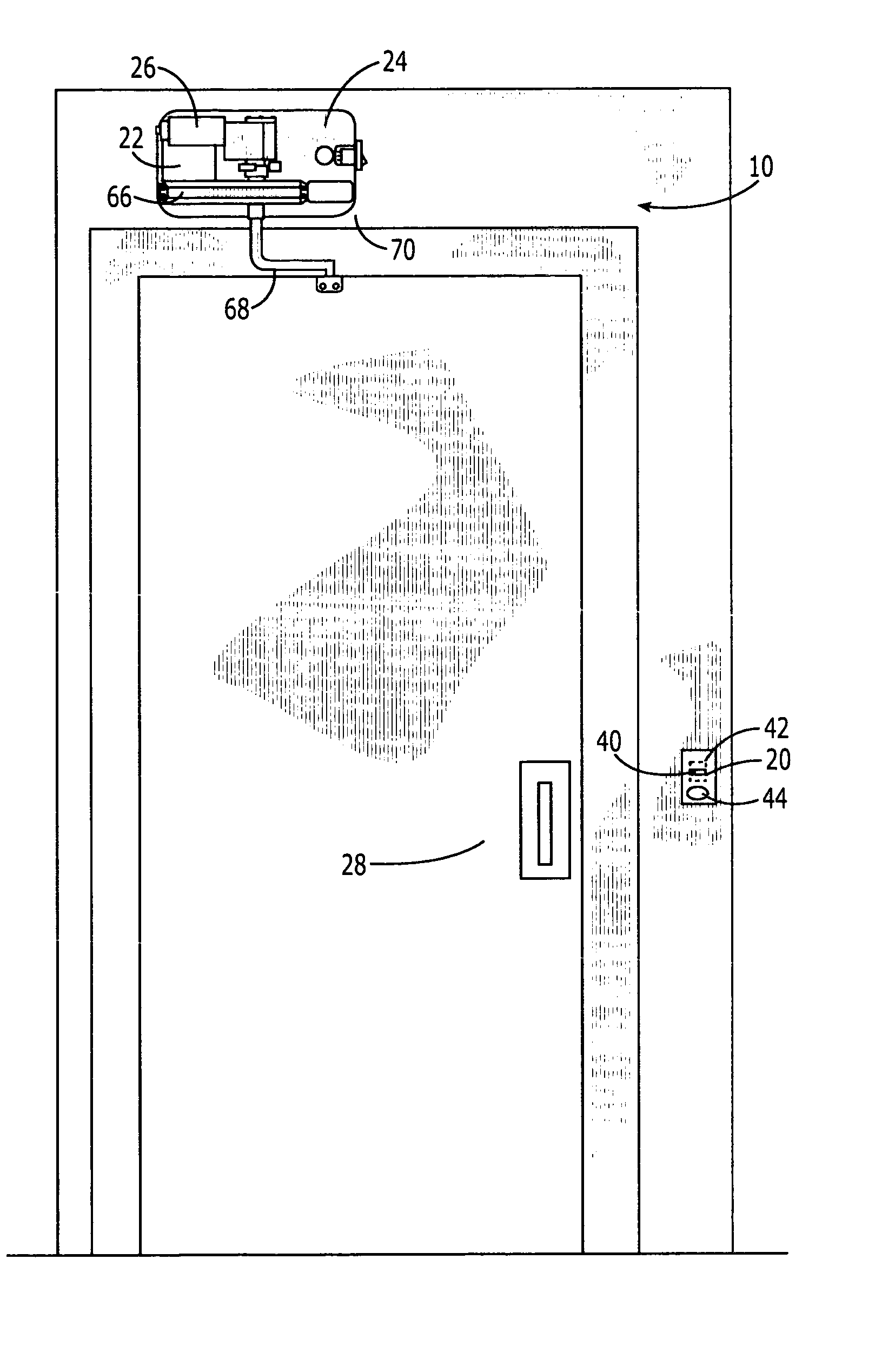 Hands-free door opener and method