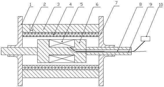 Double-access foam metal magneto-rheological fluid damper